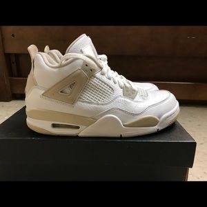 Air Jordan 4 Retro OG White/Beige/Baby Blue